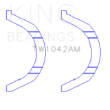 King Engine Bearings Nissan VR38DETT/VQ35AHR/VQ37HR Thrust Washer Set