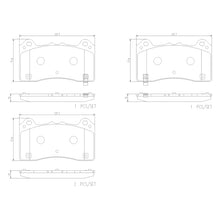 Load image into Gallery viewer, Brembo OE 16-18 Ford Focus PRIME Ceramic Brake Pad - Front