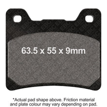 Load image into Gallery viewer, EBC 1987 Yamaha FZ 700 Genesis Front Left/Right Semi-Sintered V Brake Pads