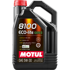 Motul 5L 8100 Eco-Lite Gen3 5W30 Full Synthetic Engine Oil