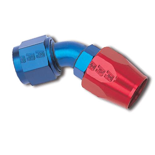 Russell Performance -8 AN Black 90 Degree Full Flow Hose End