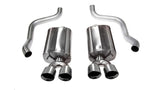 Corsa 2005-2007 Chevrolet Corvette C6 6.0L V8 Black Sport Axle-Back Exhaust