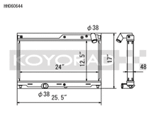 Load image into Gallery viewer, Koyo 93-95 Mazda RX-7 1.3L Turbo Radiator