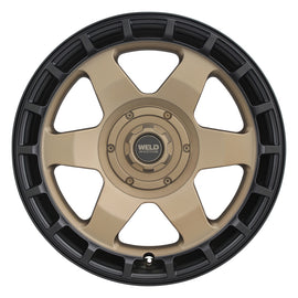 Weld Off-Road Ridge 20x9 - 8x170 BP - ET0 - 125.1mm CB - Satin Bronze Wheel (Black Ring)