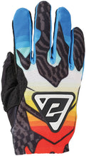 Load image into Gallery viewer, Answer Aerlite Drip Gloves Black/White/Rainbow - Medium