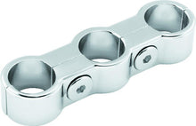 Load image into Gallery viewer, Bikers Choice Chrome Plain Oil Hose Separator For 3 Hoses