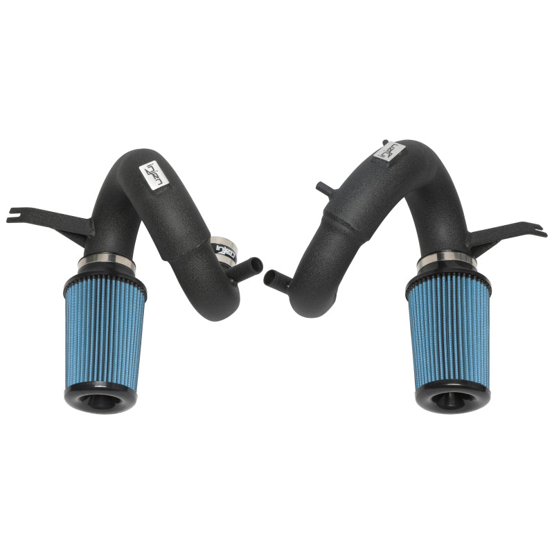 Injen 18-20 Kia Stinger 3.3L Twin Turbo Wrinkle Black Short Ram Air Intake