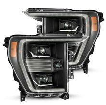 Load image into Gallery viewer, AlphaRex 21-22 Ford F150 PRO-Series Projector headlights Black w/Activ Light/Seq Signal