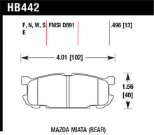Load image into Gallery viewer, Hawk 01-02 Miata DTC-30 Street Rear Brake Pads