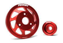Load image into Gallery viewer, PERRIN 15-21 Subaru WRX / 18-20 Crosstrek / 14-18 FXT Lightweight Water Pump Pulley - Blk