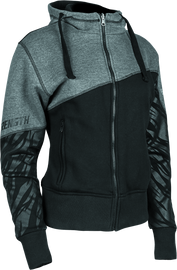 Speed and Strength Cat Outa Hell Hoody Grey/Black Womens - Large