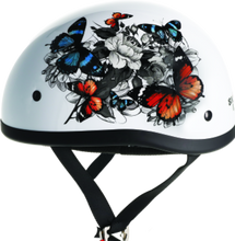 Load image into Gallery viewer, Skid Lids White Rose Original Helmet - Large