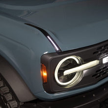Load image into Gallery viewer, Putco 22-24 Ford Bronco Luminix DRL LED Light Hood Limb Riser (Factory Hood Side Hinge Replacements)