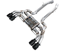 Load image into Gallery viewer, AWE Tuning 20-25 BMW X3 M/M Comp (F97) AWD SwitchPath Axle-Back Exhaust - Diamond Black Tips