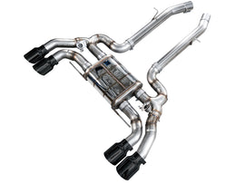 AWE Tuning 20-25 BMW X3 M/M Comp (F97) AWD SwitchPath Axle-Back Exhaust - Diamond Black Tips
