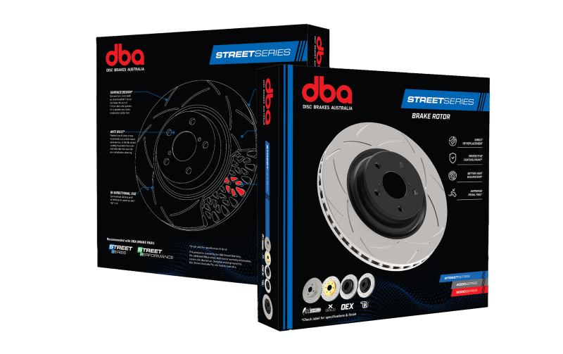 DBA 07-10 Lexus IS350 Front Slotted Street Series Rotor