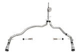 Corsa 2021-2025 Ford F-150 SuperCrew/6.5in Bed 5.0L V8 Xtreme Cat-Back Dual Rear Exit-Polished