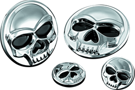 Kuryakyn Replacement Components Zombie Medallions 1in Diameter Chrome
