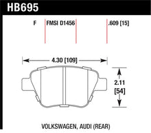 Load image into Gallery viewer, Hawk 2011-2013 Audi A3 Except TDI HPS 5.0 Rear Brake Pads