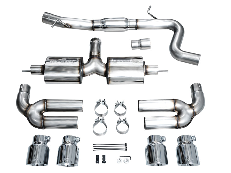 AWE Tuning 22-24 Audi 8Y S3 Touring Edition Exhaust - Chrome Silver Tips
