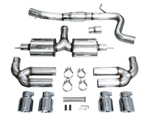 Load image into Gallery viewer, AWE Tuning 22-24 Audi 8Y S3 Touring Edition Exhaust - Chrome Silver Tips