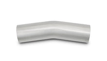 Load image into Gallery viewer, Vibrant 4in OD T304 SS 15 Deg Mandrel Bend 5in Leg Length (6in Centerline Radius)