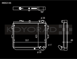 Koyo 83-85  Mazda RX-7 fits 1.1/1.3L MT (Includes GSL-SE Trim)