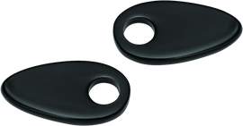 Kuryakyn Fender Strut Cover Plates Gloss Black