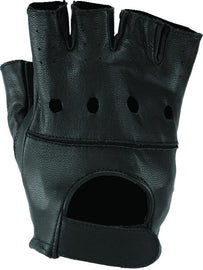 Kuryakyn Leather By River Road Hollister Shorty Gloves Black - 3XL