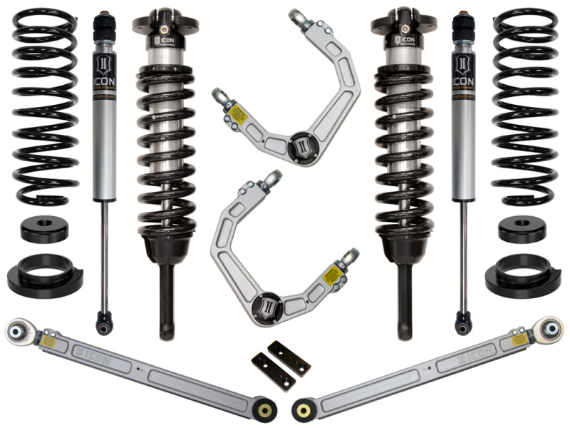 ICON 03-09 Lexus GX470 0-3.5in Stage 3 Suspension System w/ Billet UCA