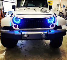 Load image into Gallery viewer, Oracle 7in High Powered LED Headlights - Black Bezel - Dynamic - Dynamic