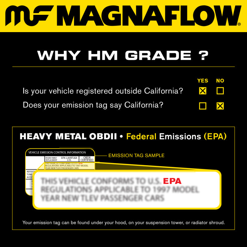 MagnaFlow DF Cat Conv 99-05 Subaru Forester/96-97 & 99-05 Impreza/01-03 Legacy/00-05 Outback Frt/Rr