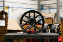 Load image into Gallery viewer, Vossen HF6-4 22x10 - 8x180 - ET-18 - Super Deep Face - 124.3 - Gloss Black Wheel