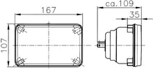 Load image into Gallery viewer, Hella Module 164 x 103mm H4 12V ECE Universal Lamp
