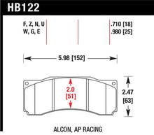 Load image into Gallery viewer, Hawk StopTech ST-60 Caliper Performance Ceramic Street Brake Pads