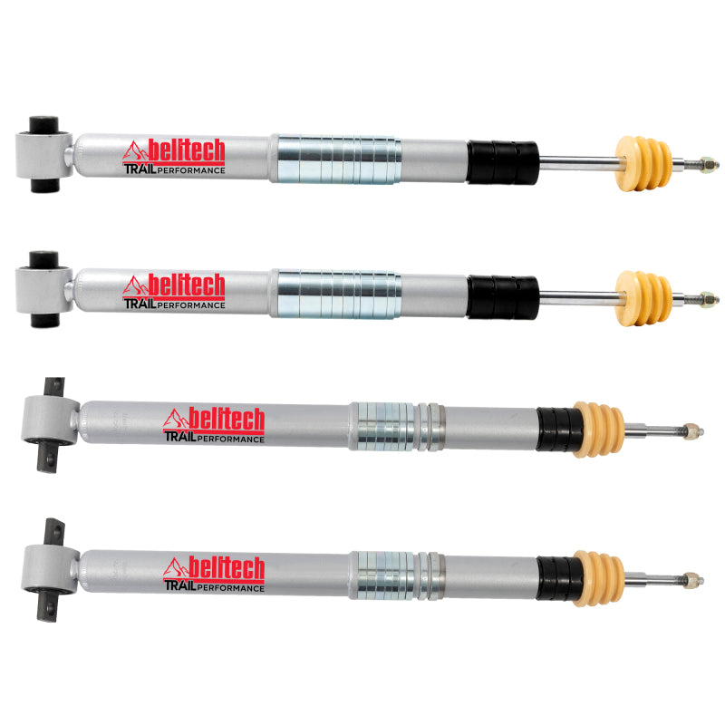 Belltech 21-25 Ford Bronco Trail Performance Shock Set - 4-7.5in Front 3-6.5in Rear
