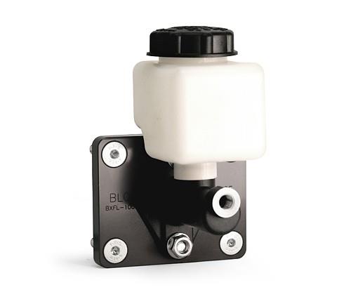 BLOX Racing Brake Booster Elimi-Plate - Silver