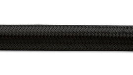 Vibrant -4 AN Black Nylon Braided Flex Hose (10 foot roll)