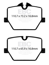 Load image into Gallery viewer, EBC Racing 2020+ Toyota GR Supra 2.0T/3.0T (w/13.6in Rear Rotor) RP-X Race Rear Brake Pads