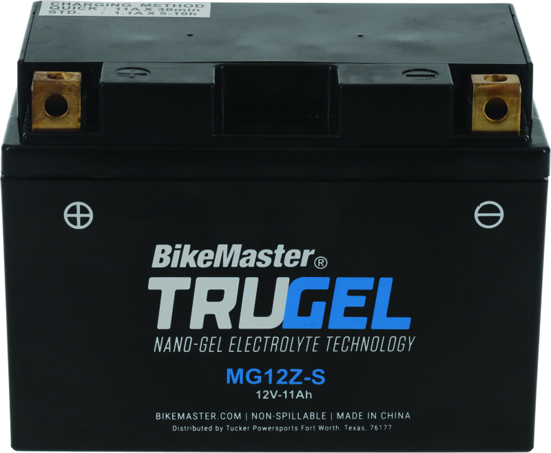BikeMaster TruGel Battery - MG12Z-S