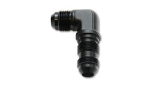 Load image into Gallery viewer, Vibrant -8AN Bulkhead Adapter 90 Degree Elbow Fitting - Anodized Black Only