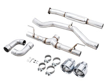 Load image into Gallery viewer, AWE Tuning Subaru BRZ/ Toyota GR86/ Toyota 86 Track Edition Cat-Back Exhaust- Chrome Silver Tips
