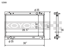 Load image into Gallery viewer, Koyo 07-08 Nissan 350Z VQ35HR (MT) Radiator