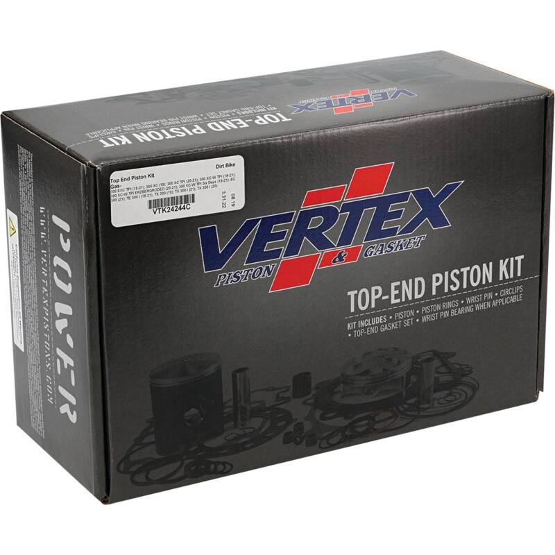 Vertex Piston 18-22 KTM 300 EXC TPI 300cc Top End Piston Kit