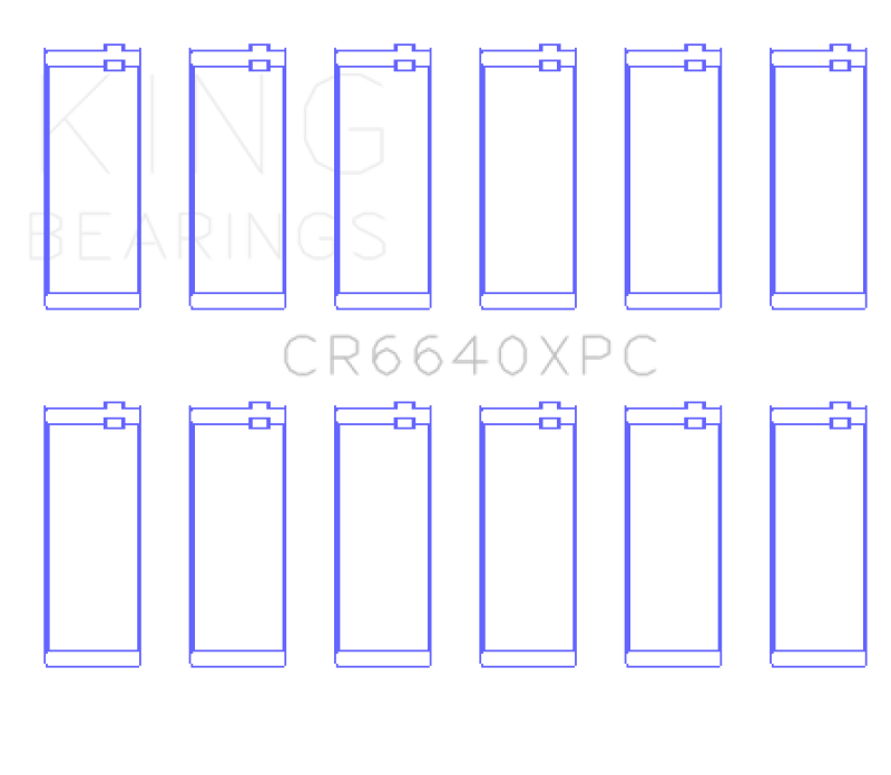 King Engine Bearings BMW M20 & M50 2.0L/2.5L/2.7L Coated Performance Rod Bearing Set