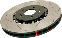 Load image into Gallery viewer, DBA 05-12 Corvette C6 w/Z06 pkg Front Slotted 5000 Series 2 Piece Rotor Assembled w/ Black Hat