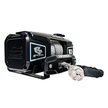 Load image into Gallery viewer, Superwinch 10000 LBS 12V DC 3/8in x 54ft Synthetic Rope Scorpion 10000SR Winch - Black Powdercoat