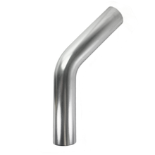 Load image into Gallery viewer, Ticon Industries 3in Aluminum 6061 45 Deg Mandrel Bend - 1.5D Radius