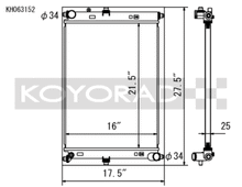 Load image into Gallery viewer, Koyo 2016 Mazda MX-5 Miata 2.0L I4 (MT) Aluminum Radiator