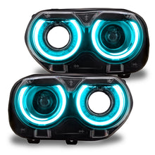 Load image into Gallery viewer, Oracle 15-21 Dodge Challenger RGB+W Headlight DRL Upgrade Kit - ColorSHIFT+W